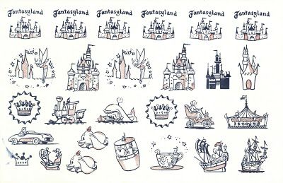 Disney Castle Tattoo, Tattoo Sheets, Icon Tattoo, Castle Tattoo, Disney Sleeve, Disneyland Tips, Disney Icons, Vintage Disneyland, Diy Tattoo