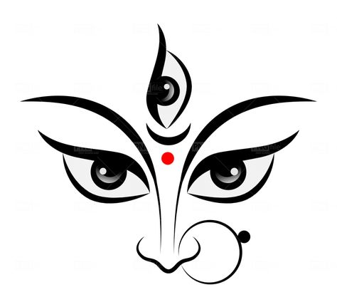 Durga Maa Eyes Tattoo, Mataji Png, Durga Eyes Tattoo, Durga Maa Eyes, Shub Navratri, Durga Eyes, Eyes Png, Eyes Painting, Maa Durga Photo