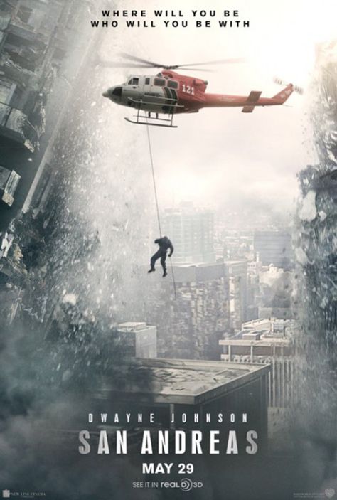 San Andreas MAY 29, 2015 starring Dwayne Johnson San Andreas Movie, Disaster Movie, Carla Gugino, Movie Guide, Summer Movie, Film Watch, The Lone Ranger, See Movie, 2015 Movies