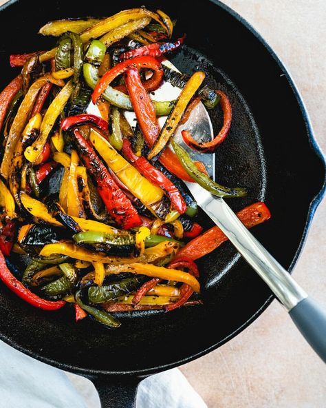 Bell Pepper Side Dish, Sweet Pepper Recipes, Sauteed Peppers And Onions, A Couple Cooks, Sauteed Peppers, Vegan Recipes Plant Based, Bell Pepper Recipes, Couple Cooking, Vegetarian Cookbook