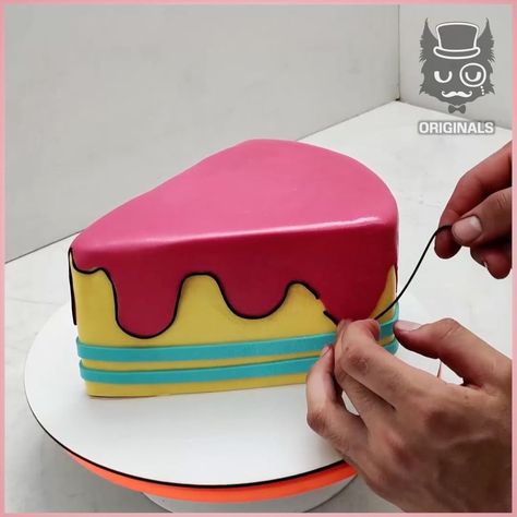 Look at this Perfect Comic Style Cake ! 🍰🥳🎁 | cake, comics | Look at this Perfect Comic Style Cake ! 🍰🥳🎁 | By Simple | Facebook Comic Styles, Cupcake Cakes, That Look, Birthday Cake, Comics, Cake, Birthday