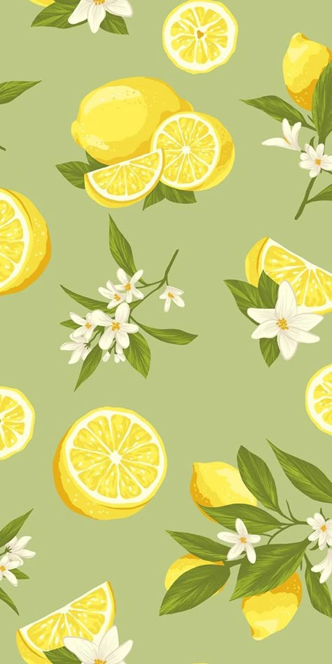 귀여운 음식 그림, Fruit Wallpaper, Phone Wallpaper Patterns, Yellow Wallpaper, Cute Patterns Wallpaper, Summer Wallpaper, Cute Backgrounds, Cute Wallpaper Backgrounds, Wallpaper Iphone Cute