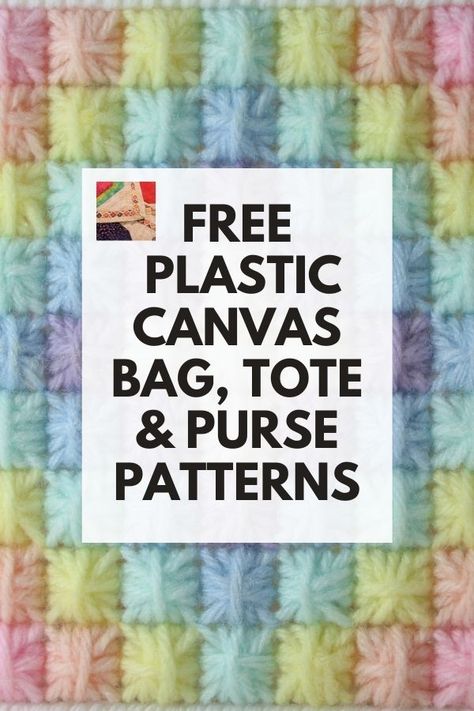 Plastic Canvas Box Patterns Free, Plastic Canvas Bag Patterns Free, Plastic Canvas Projects Free, Plastic Canvas Baskets Patterns Free, Plastic Canvas Tissue Boxes Free Pattern, Diy Plastic Canvas Purse, Plastic Canvas Purse Patterns Free, Plastic Canvas Purses, Plastic Canvas Tote Bags