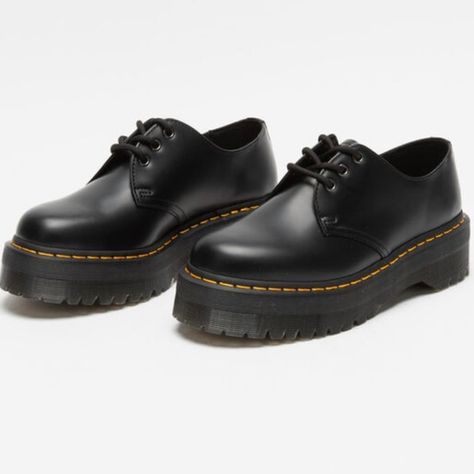 Dr. Martens 1461 Smooth Leather Platform Shoes Doc Martins Shoes, Dr Martens 1461 Quad, Doc Martens Platform, Doc Martens Loafers, Dr Martens Loafers, Platform Doc Martens, Dr Martens Platform, Shoes Png, Martin Shoes