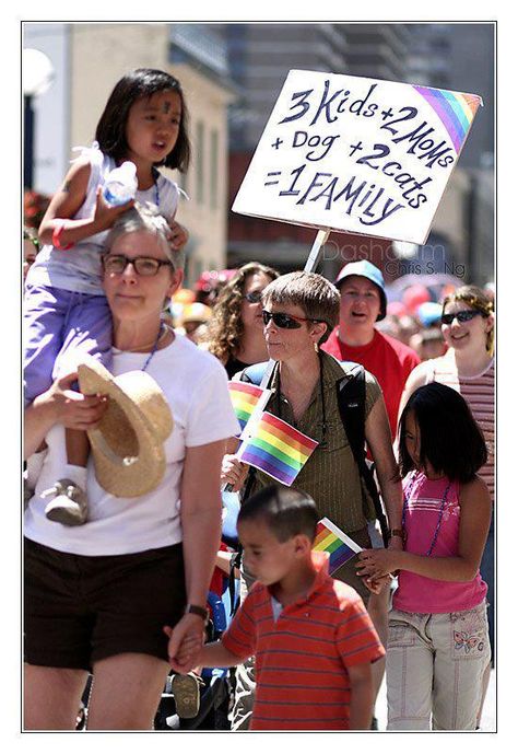 Love is Love Two Moms Family Lgbt, Pride Protest, Pride Signs, Haunting Stories, Lgbt Humor, Lgbt History, Gay Pride Parade, 2 Cats, Family Mom