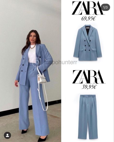 Women Formals Suit, Formal Suits For Women Blue, Blue Business Suit Women, Woman In Blue Suit, Suit Blue Woman, Women In Blue Suits, Working Suits For Women, Suits Formal Women, Blue Formal Suit For Women