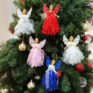 Christmas Angel Doll, Christmas Decorations Cheap, Angel Pendant, Crochet Christmas Ornaments, Angel Doll, Christmas Party Supplies, Christmas Fairy, Christmas Plush, Christmas Angel