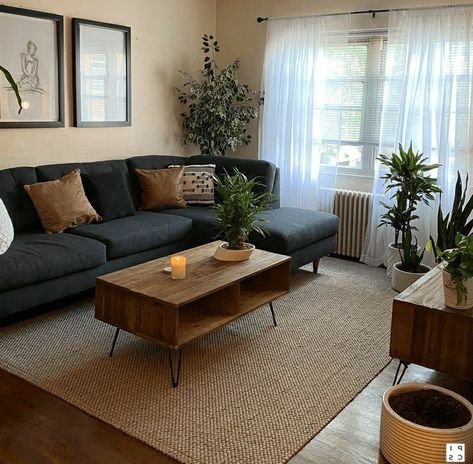 Small Apartment Living Room, Apartment Patio Decor, Small Living Room Decor, Small Apartment Living, Decor Home Living Room, Living Room Decor Apartment, House Interior Decor, Living Room Inspo, Small Living Rooms