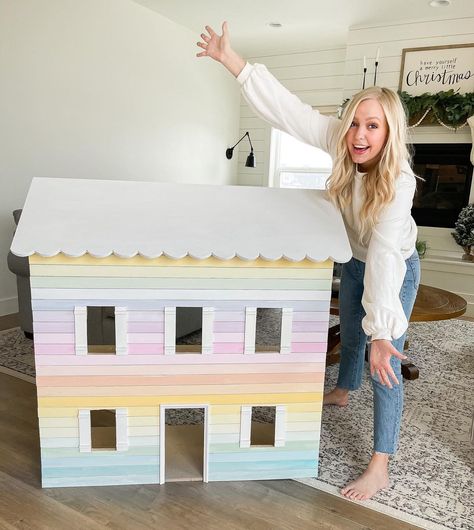 WE’RE SO HAPPY YOU ARE HERE IN OUR LITTLE CORNER OF THE INTERNET. Hexagon Backsplash, Diy Barbie House, Barbie Dreamhouse, Custom Barbie, Doll House Plans, Hand Painted Wallpaper, Blank Slate, Barbie Doll House, Modern Farmhouse Design