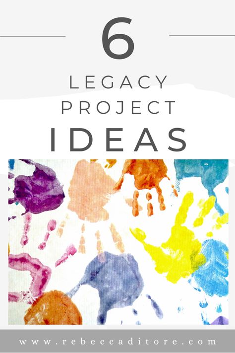 Legacy projects to remember your loved ones. Legacy Making Activities, Memorial Kids Crafts, School Legacy Project Ideas, Legacy Projects Ideas, Family Keepsake Ideas, Class Memory Project, Legacy Projects School, Memory Ideas For Loved Ones, Family Keepsake Crafts