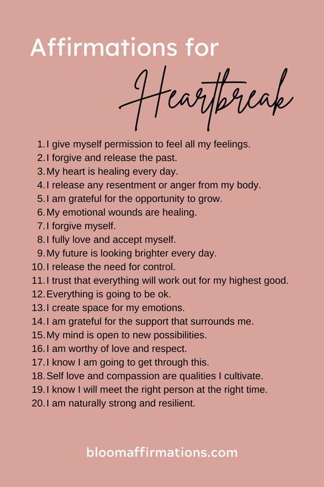 Positive Affirmation Heartbreak, Getting Over A Breakup Journal, Words Of Affirmation Relationships, Healing A Breakup, Affirmation Heartbreak, Healing Journaling Breakup, Journal For Heartbreak, How To Heal Yourself From Heartbreak, How To Heal Breakup