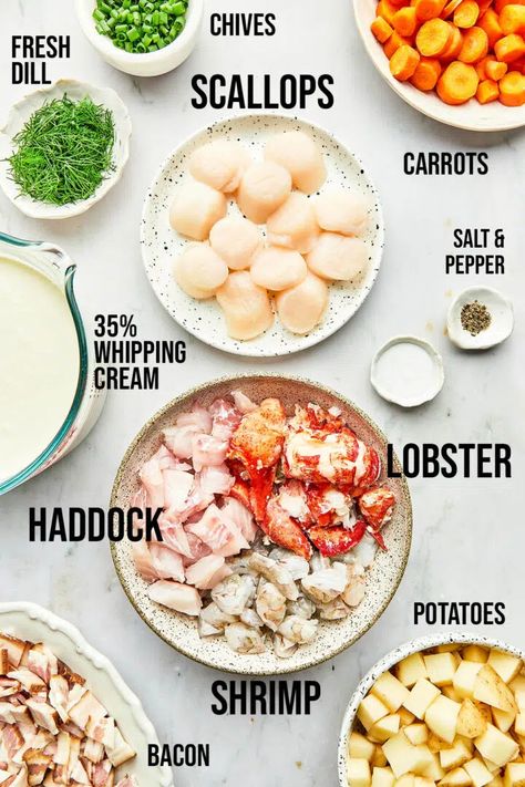 Best Seafood Chowder Recipe, Chowder Recipes Seafood, Fish Chowder, Make From Scratch, Cold Sandwiches, Seafood Chowder, Seafood Soup, Chowder Recipes, Creamy Soup