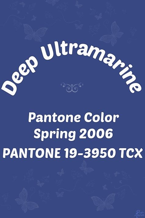 Deep Ultramarine, Shades Of Dark Blue, Pantone Colors, Scenery Photography, Color Trends Fashion, Colour Board, Aesthetic Colors, Color Of The Year, Pantone Color