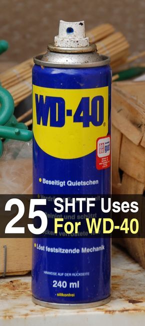 What good is WD-40 after the SHTF? Sensible Prepper made a great video that answers this question. Homesteading Supplies, Wd 40 Uses, Survival Prep, Bushcraft Kit, Rustic Ideas, Survival Books, Survival Stuff, Doomsday Prepping, Survival Supplies