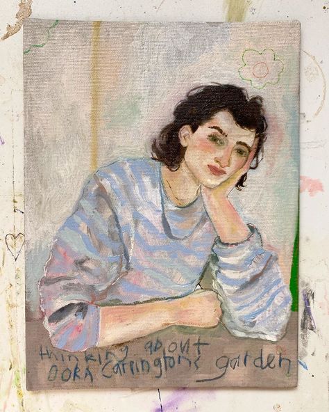 Dora Carrington Paintings, Dora Carrington, Linen Board, Paint Portrait, Bloomsbury Group, 20 Century, British Art, House Painting, Painter