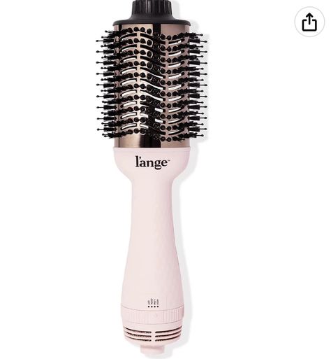 Lange Hair Dryer, Lange Hair Brush Dryer, Hair Diffuser Aesthetic, Lange Blow Dryer Brush, Hot Brush Styling, Pink Blow Dryer, Lange Hair Tools, Blowdry Brush, Hair Brush Dryer