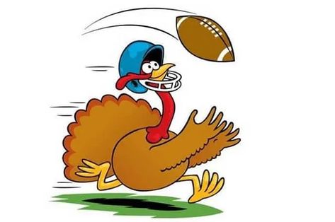 NFL Thanksgiving Day Football Fumbles - Tailgater Magazine Nfl Thanksgiving, Turkey Cartoon, Mvp Trophy, Jerome Bettis, Thanksgiving Football, The Jets, Nfl History, Turkey Day, Field Goal