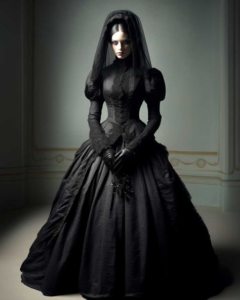 Goth Fashion Style - Origin, Types, and Modern Looks Goth Outfits Trad, Victorian Goth Vampire, 2000s Goth Fashion, 90s Goth Fashion, 80s Goth Fashion, Goth Fashion Magazine, Trad Goth Female, Victorian Goth Woman, Traditional Goth