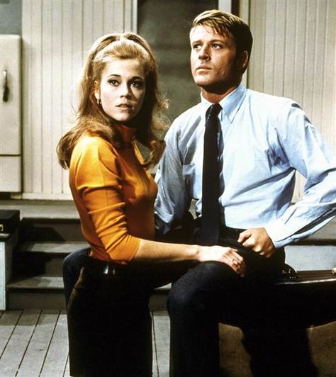 BAREFOOT IN THE PARK, Jane Fonda, Robert Redford, 1967 Classic Films, Jane Fonda Barbarella, Klasik Hollywood, Barefoot In The Park, Vanessa Redgrave, Henry Fonda, Robert Redford, Alain Delon, Jane Fonda