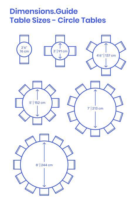 Circle Dining Table, Large Round Dining Table, Round Table Sizes, Dining Room Layout, Dining Table Sizes, Circular Dining Table, Round Dining Room Table, Dining Table Dimensions, Round Dining Room