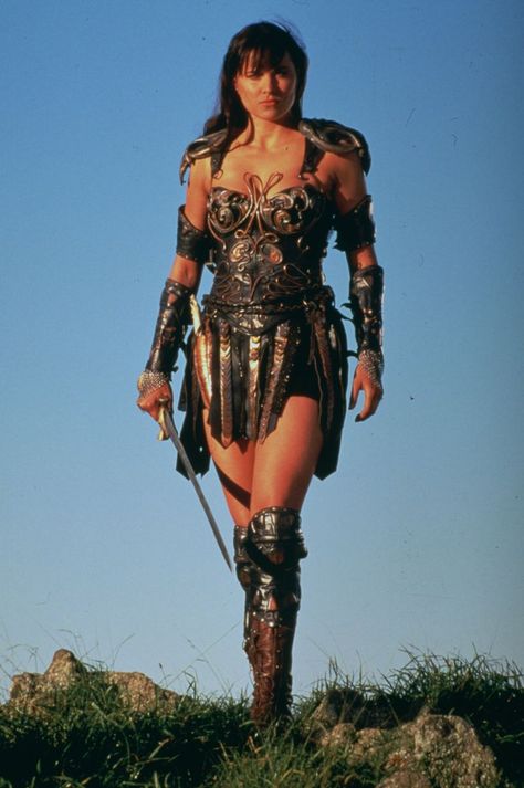 Xena Warrior Princess Xena Costume, Xena And Gabrielle, Dark Hero, Princess Tattoo, Lucy Lawless, Xena Warrior Princess, Boris Vallejo, Xena Warrior, Princess Photo