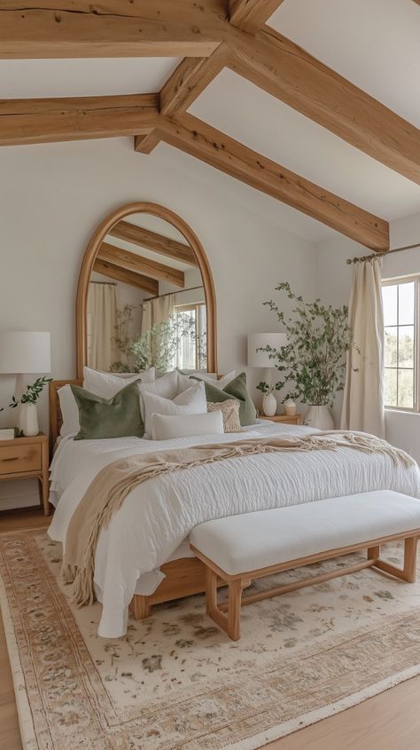 Neutral Bright Bedroom, Earthy Organic Neutral Home, Dreamy Minimalist Bedroom, Minimalist Cottagecore Bedroom, Earthy Luxury Bedroom, Neutral Earthy Bedroom, Woodsy Room, Organic Bedroom Decor, Coloured Bedroom