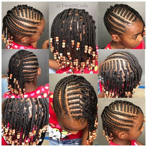 Children Cornrow Hairstyles Natural Kids, Kids Cornrow Hairstyles Simple, Toddler Cornrow Styles, Girls Cornrow Hairstyles, Natural Hair Goals, Toddler Braided Hairstyles, Black Kids Braids Hairstyles, Kids Style Hair, Cabello Afro Natural