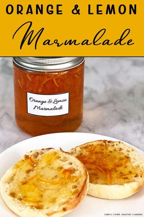 Marmelade Recipe, Marmalade Recipe Easy, Making Marmalade, Kitchen Knowledge, Homemade Marmalade, Orange Marmalade Recipe, Lemon Jam, Lemon Marmalade, Citrus Cake