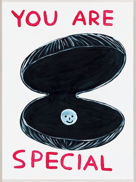 David Shrigley, You Are Special, Wall Art Canvas Painting, Photo Images, Funny Art, Somerset, Print Gifts, Art And Architecture, Wall Collage