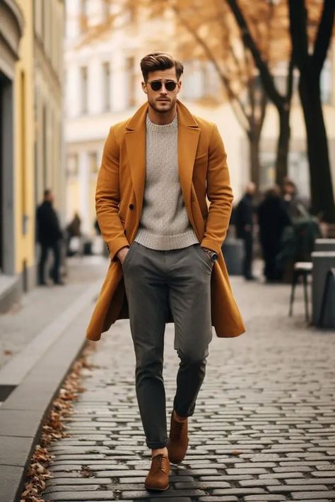 Old Money Men's Outfits 2024: Stylish Guide 18 Ideas - Fall Update 2024 Consultant Outfit Men, Dark Autumn Men Outfits, Men Paris Outfit, Old Money Fall Outfit Men, Mens Winter Outfits Classy, Everyday Outfits Men, Preppy Outfits For Men, Old Money Outfits Men Winter, Mens Preppy Style