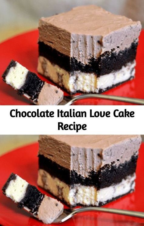 Chocolate Italian Love Cake Recipe, Dessert That Goes With Italian Food, Dessert Recipes For Italian Dinner, Dessert To Go With Italian Food, Italian Sheet Cake, Best Italian Dessert Recipes, Italian Desserts Easy 4 Ingredients, Italian Deserts Easy Simple, Italian Love Cake Recipe