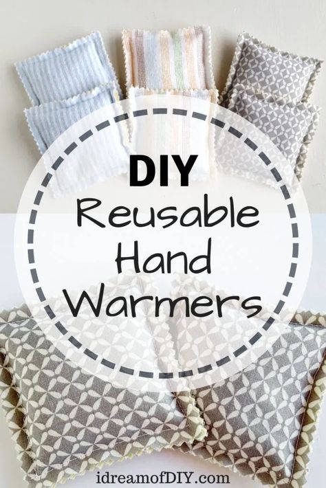 Meat Pounder, Clever Thoughts, Diy Hand Warmers, Reusable Hand Warmers, Sew Crafts, Homemade Ideas, Awesome Crafts, Helpful Things, Thrift Store Crafts