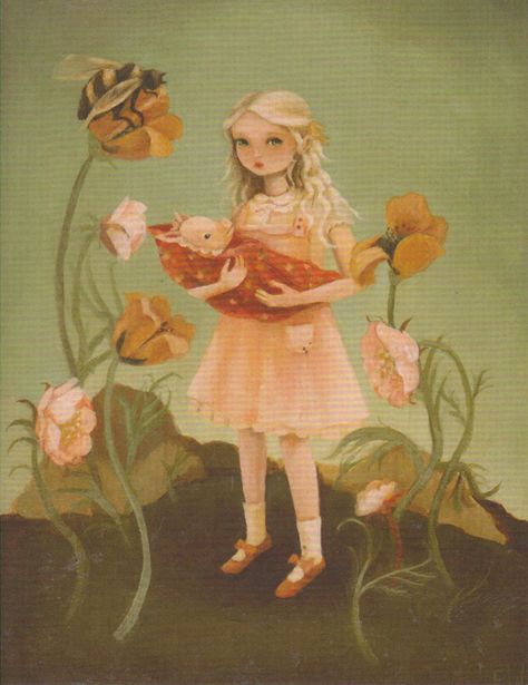 Emily Winfield Martin | Alice in Wonderland Pig Oil, Emily Winfield Martin, Water Paintings, Draw Ideas, Black Apple, Rabbit Print, Adventures In Wonderland, White Rabbit, Grimm