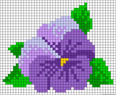 Pola Kristik, Cross Stitch Patterns Flowers, Mini Cross Stitch, Beaded Cross Stitch, Beaded Cross, Crochet Tapestry, Bead Loom Patterns, Tapestry Crochet, Loom Patterns