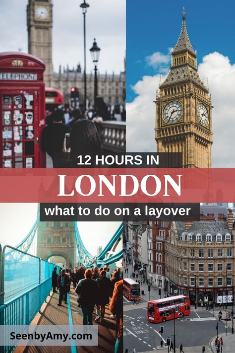 24hrs In London, 12 Hours In London, Top London Attractions, London In One Day, London In A Day, London Layover, London First Time, London Day Trips, London What To See