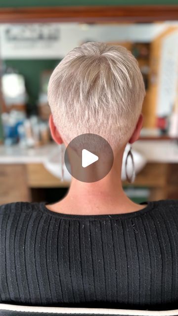 Ultra Short Pixie Haircut, Super Short Hair For Women, Super Short Pixie Haircuts, Silver Short Hair, Very Short Pixie Haircut, Short Platinum Hair, Super Short Pixie Cuts, Buzz Cut Styles, Short Bleached Hair