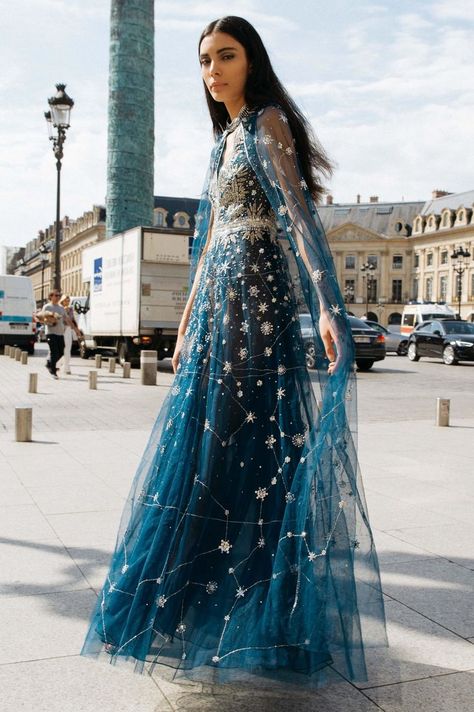 CONSTELLATION DRESS Blue Star Wedding Dress, Galactic Dress, Summer Solstice Wedding, Solstice Dress, Celestial Dress, Summer Solstice, Mode Inspo, The Divine, Beautiful Gowns