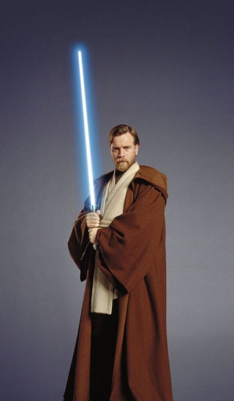 Obi wan, My love and Google search on Pinterest Cosplay Fabric, Beard Halloween Costumes, Obi One, Jedi Temple, Alec Guinness, Star Wars Background, Star Wars Obi Wan, Ewan Mcgregor, Star Wars Fan Art