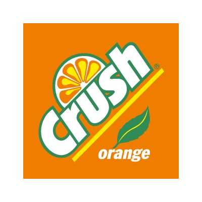 Crush Orange Logo Crush Logo, Colour Dictionary, Orange Crush Soda, Drinks Logo, Famous Logos, Orange Logo, Food Logo, Orange Crush, Color Psychology