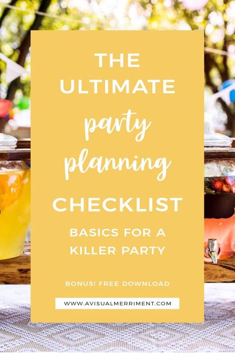 Birthday Party Planning Checklist, Birthday Party Checklist, Planning List, Party Planning Checklist, Party List, Grown Up Parties, Party Checklist, Party Starters, Party Hacks