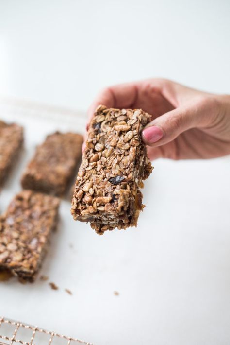 Homemade Granola Bars - School Safe - Karlene Karst Puffed Wheat Cake, Puffed Wheat, Healthy Granola Bars, Safe Schools, Homemade Granola Bars, Puffed Rice, Oat Bars, Healthy Treat, Daycare Ideas