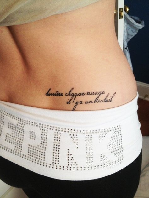 Side Lower Back Tattoos, Lower Back Quote Tattoo, Back Tattoo Women Spine, Lower Back Tattoo Designs, Lower Back Tattoo, Girl Back Tattoos, Spine Tattoos For Women, Most Popular Tattoos, Side Tattoos