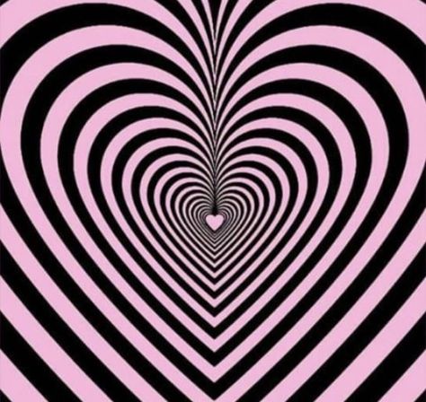 Optical Illusion, Black And Pink, A Black, We Heart It, Lost, Pink, Black