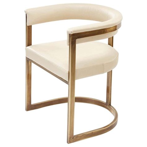 For Sale on 1stdibs - This classically inspired contemporary dining chair by Egg Designs, has a burnished bronze steel frame and is upholstered in leather. This dining chair Cnc Furniture Plans, Cnc Furniture, Leather Dining Room Chairs, Dining Room Chairs Modern, Contemporary Dining Chairs, Egg Designs, The Chair, Modern Lounge Chairs, Diy Chair