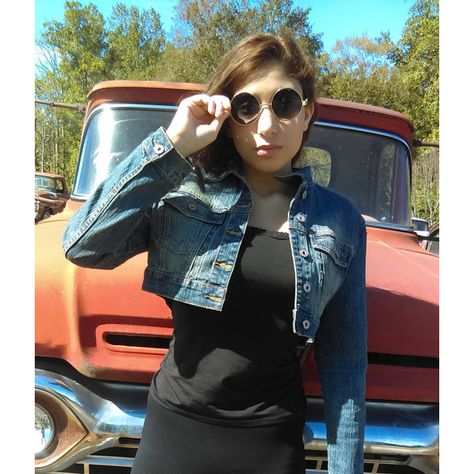 Vintage Distressed Cropped Denim Bolero Jacket by Rave ($30) ❤ liked on Polyvore featuring outerwear, jackets, vintage bolero, cropped jacket, cropped bolero jacket, stitch jacket and blue bolero Denim Bolero Jacket, Denim Bolero, Vintage Bolero, Stitch Jacket, Jackets Vintage, Distressed Jacket, Bolero Jacket, Vintage Denim Jacket, Cute Jackets