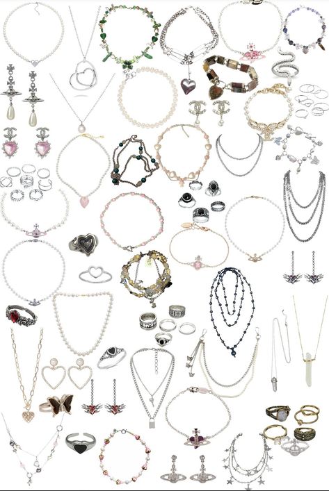 Dope Jewelry Accessories, Downtown Outfits, Y2k Jewelry, Dope Jewelry, Funky Jewelry, Tokio Hotel, I Love Jewelry, Girly Jewelry, Dream Jewelry