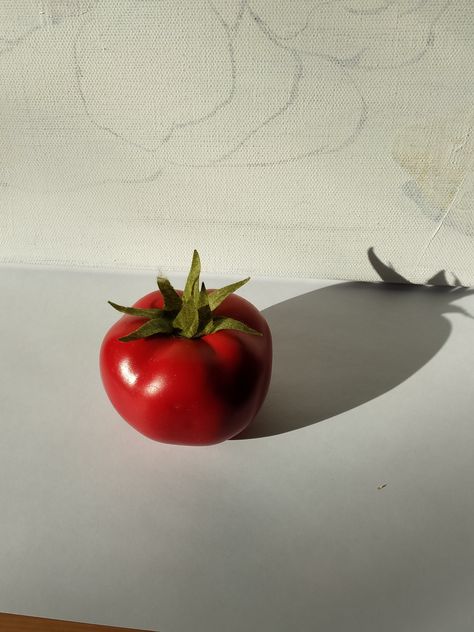 Shading Reference Photo, Still Life Photography For Painting, Still Life One Object, Tomato Reference Photo, Art Reference Still Life, Simple Still Life Reference, Still Life Images Photography, Object Drawing Reference, Still Life Fruit Reference