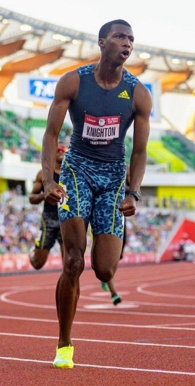 Erriyon Knighton - 3rd - 200m final - US Track and Field Trials - Hayward Field, Eugene Oregon - 6/27/21 Track And Field Athlete Male, Track & Field, Oregon Track And Field, Cold Pics, Track Uniforms, High School Track And Field, Hurdles Track, Hayward Field, Track And Field 100m