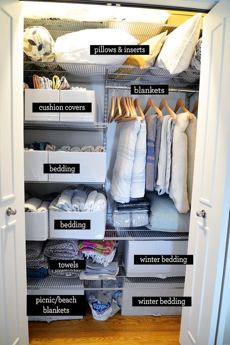 linen closet organization ideas, ideas for linen closet, how to store blankets, Ikea STUK organizers Linen Closet Organization Ideas, Diy Bathroom Storage Ideas, Store Blankets, Ikea Desk Hack, Organized Closet, Closet Organization Ideas, Diy Bathroom Storage, Wardrobe Organisation, Linen Cupboard