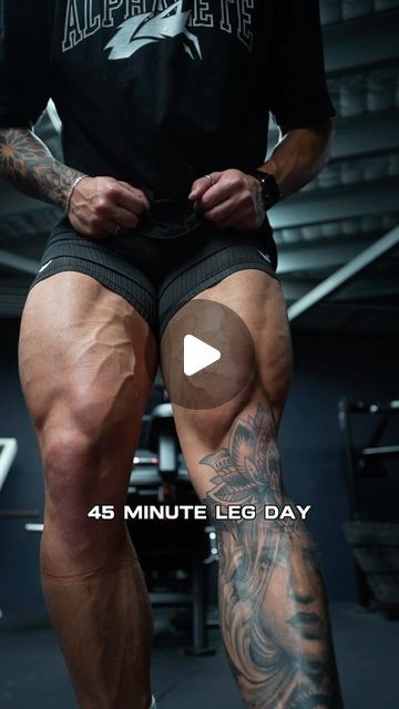 James Board | Online Physique Coach on Instagram: "4 exercise leg workout (45 Minute Session)  When I’m short on time, this workout comes in handy.  Hit save and try this on your next leg day 🔥  1️⃣ Leg Extension 3 x 10-15 2️⃣ Hamstring Curl 4 x 10-15 3️⃣ Hack Squat 1 x 6-9, 2 x 10-15 4️⃣ Leg Press 1 x 6-9, 2 x 10-15  #legday #legworkout #workout #gym" Leg Squat Workout, Leg Workout Without Squats, Leg Workout For Men Dumbell, Leg Day Finishers, Legs And Shoulders Workout Gym, Full Leg Workout Gym, Heavy Leg Day Workout, Leg Exercises For Men, Leg Day Workout At The Gym